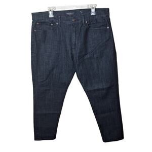 Lucky Brand Men 36 x 30 Dark Wash "121 Slim" Stretch Denim Jeans